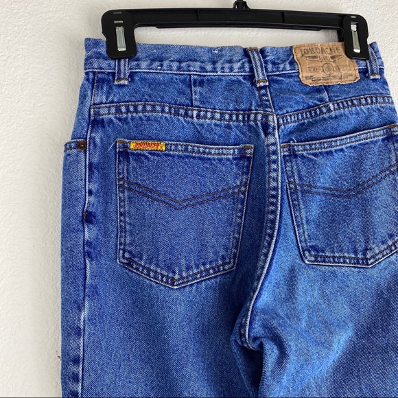 Vintage Blue Wash 100% Cotton High Rise Jeans sz 26 - Picture 6 of 7